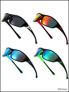 4 Pack Polarized UV Protection Sunglasses for Men Driving Sports
